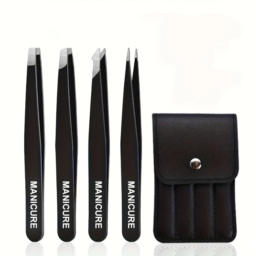 Kit Profesional Extensiones de Pestañas y Microblading - Pinzas Acero Inoxidable Herramientas Completas