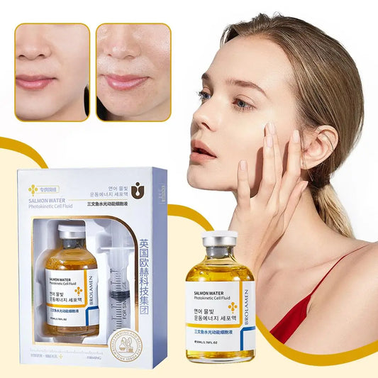 50ml Esencia Coreana de Salmón Aqua Dynamic Cell Loción Profunda Hidratante Cuidado Facial Fortalece Barrera Reafirmante Contorno