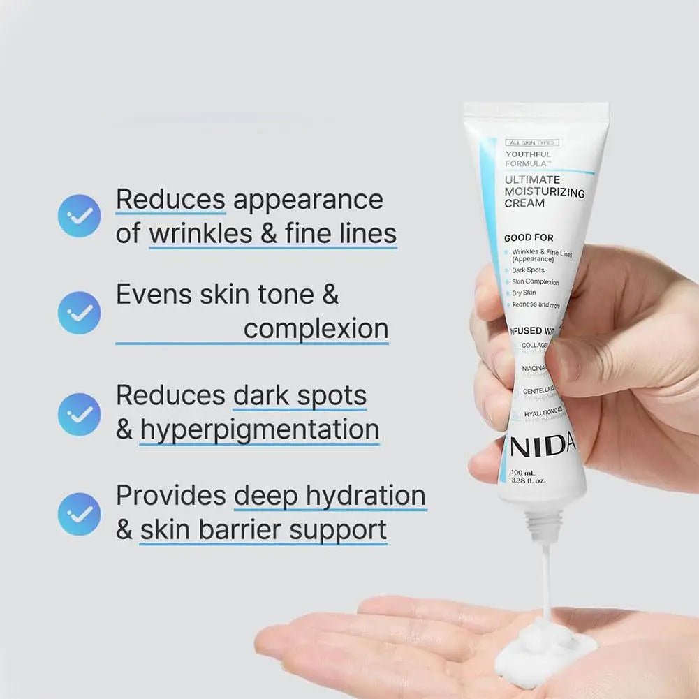 NIDA Crema Facial Retinol + Propóleo – Hidratante, Antiedad y Repara Barrera Cutánea 100ml