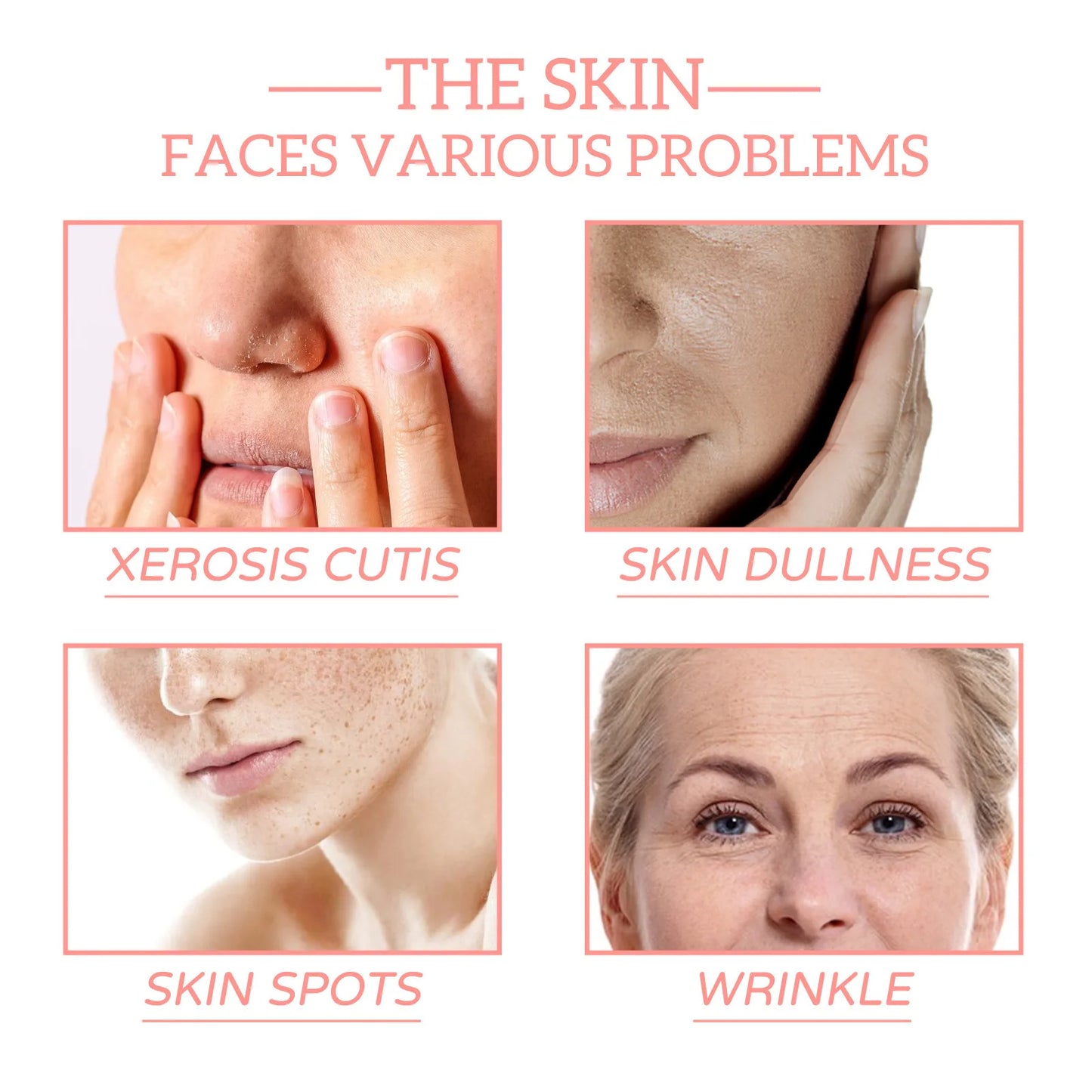 Sérum Facial 5 en 1 Jaysuing – Ácido Hialurónico, Vitamina C, Colágeno y Niacinamida 30ml
