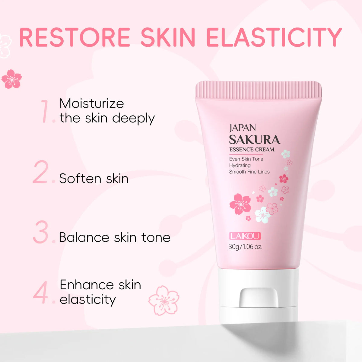 Crema facial hidratante Sakura LAIKOU – 30 g