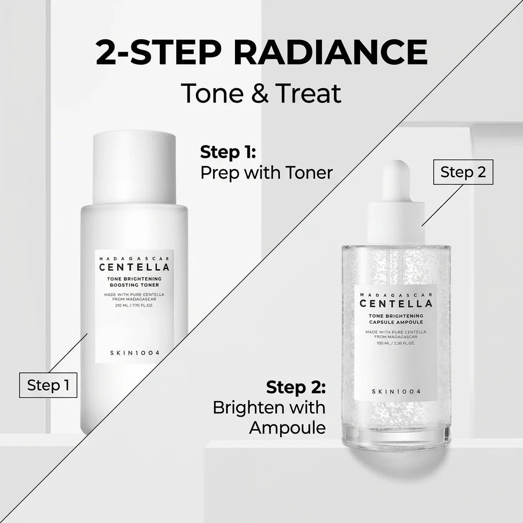 SKIN1004 Ampoule Cápsula Centella – Niacinamida, Esencia y Tónico Coreano