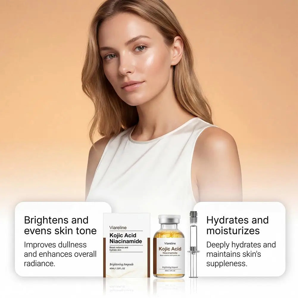 Ampolla Sérum Ácido Kójico + Niacinamida + Colágeno 40ml – Ilumina y Unifica el Tono