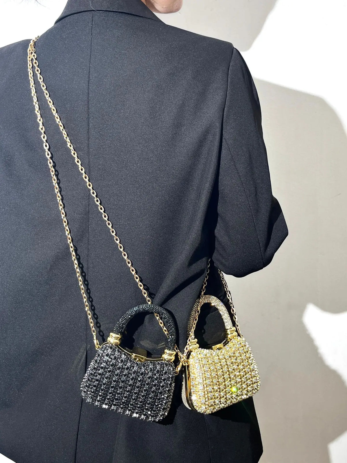 Bolso Rígido de Fiesta con Pedrería para Mujer, Varios Colores