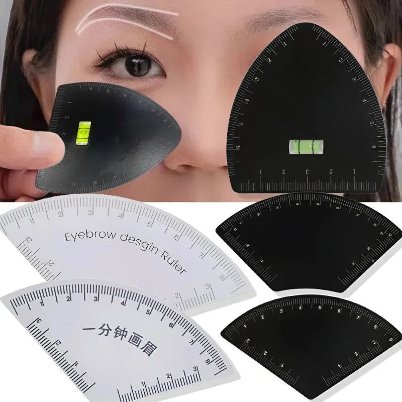 Regla Guía para Diseño de Cejas 6 Formas - Herramienta Microblading Tattoo Precisión Perfecta