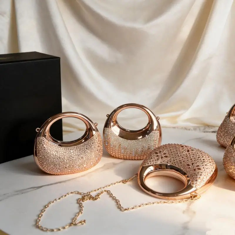 Minibolso de Fiesta con Pedrería, Varios Modelos