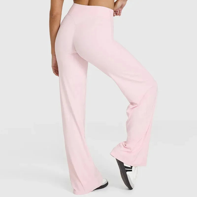 Pantalón Yoga Recto STOUREG - Mujer Tiro Medio Suave