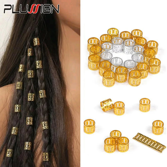 Anillos de Aluminio para Dreadlocks y Trenzas – Accesorios Decorativos para Cabello