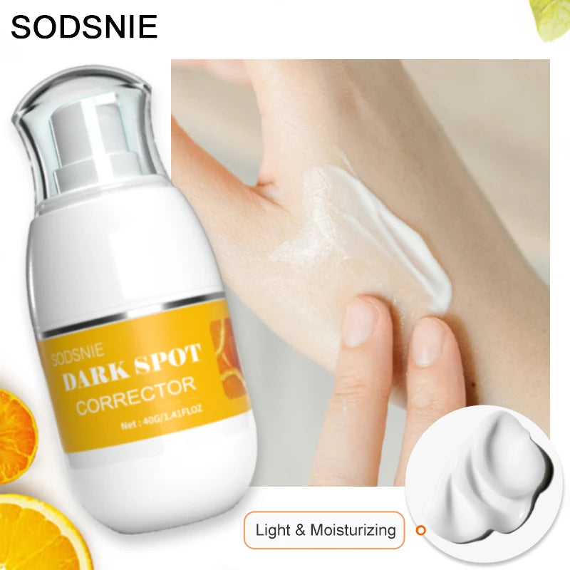 Vitamins Remove Dark Spots Lighten Sun Spots Freckles Melasma Pigmentation Whitening Cream Anti-Aging Brightening Skin Care 40g