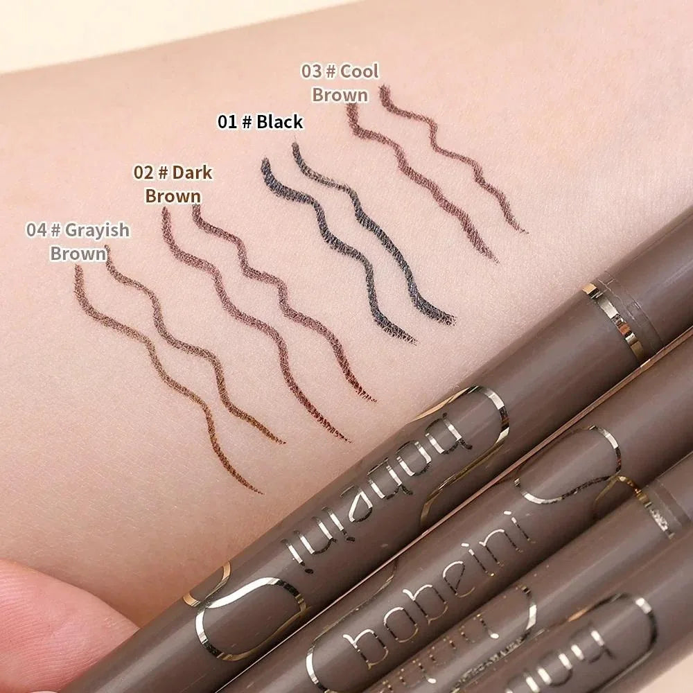 Delineador Líquido Waterproof Secado Rápido Ultra-Fino Mate Negro Café - Larga Duración Maquillaje Ojos Mujer