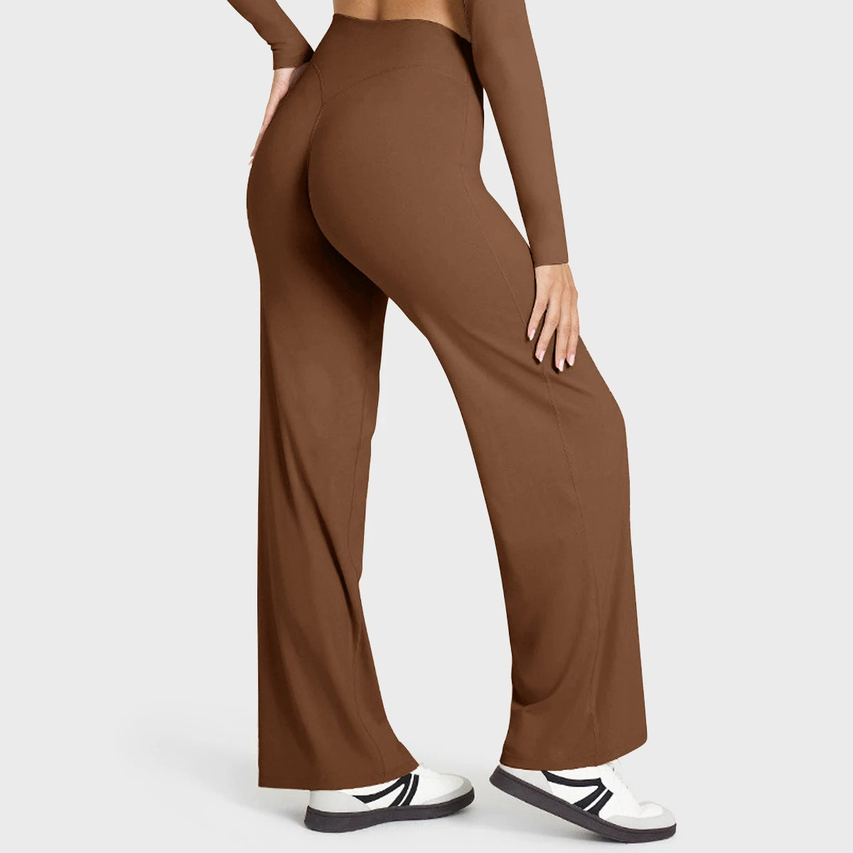 Pantalón Yoga Recto STOUREG - Mujer Tiro Medio Suave