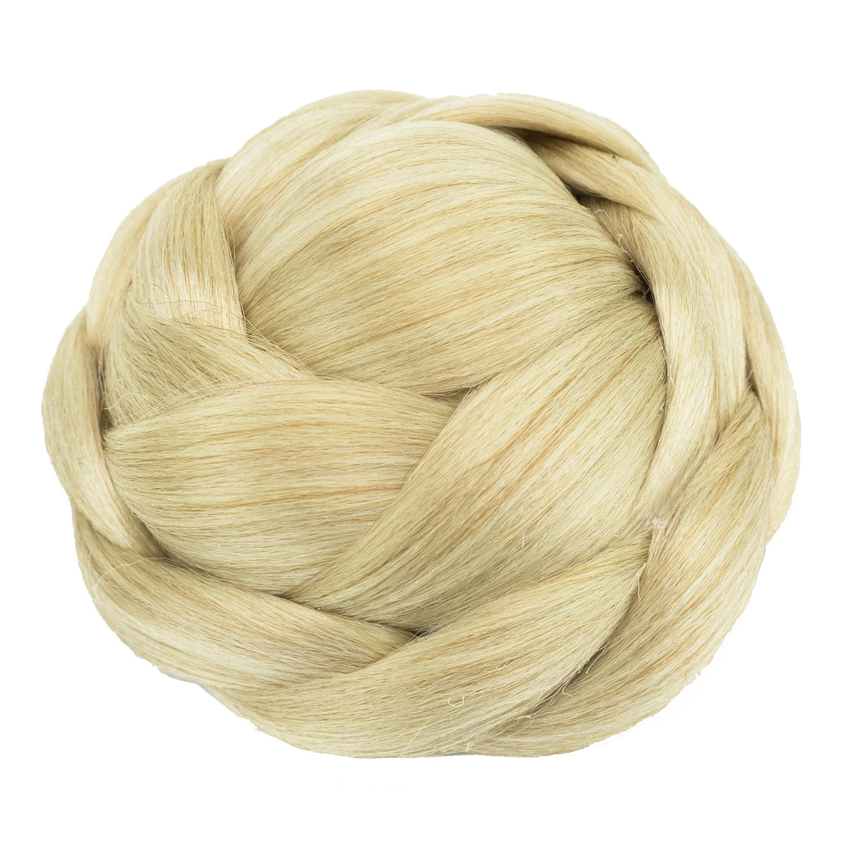 Moño Chignon Sintético Trenzado Soowee – Extensión de Cabello con Clip | Gris y Colores para Mujer