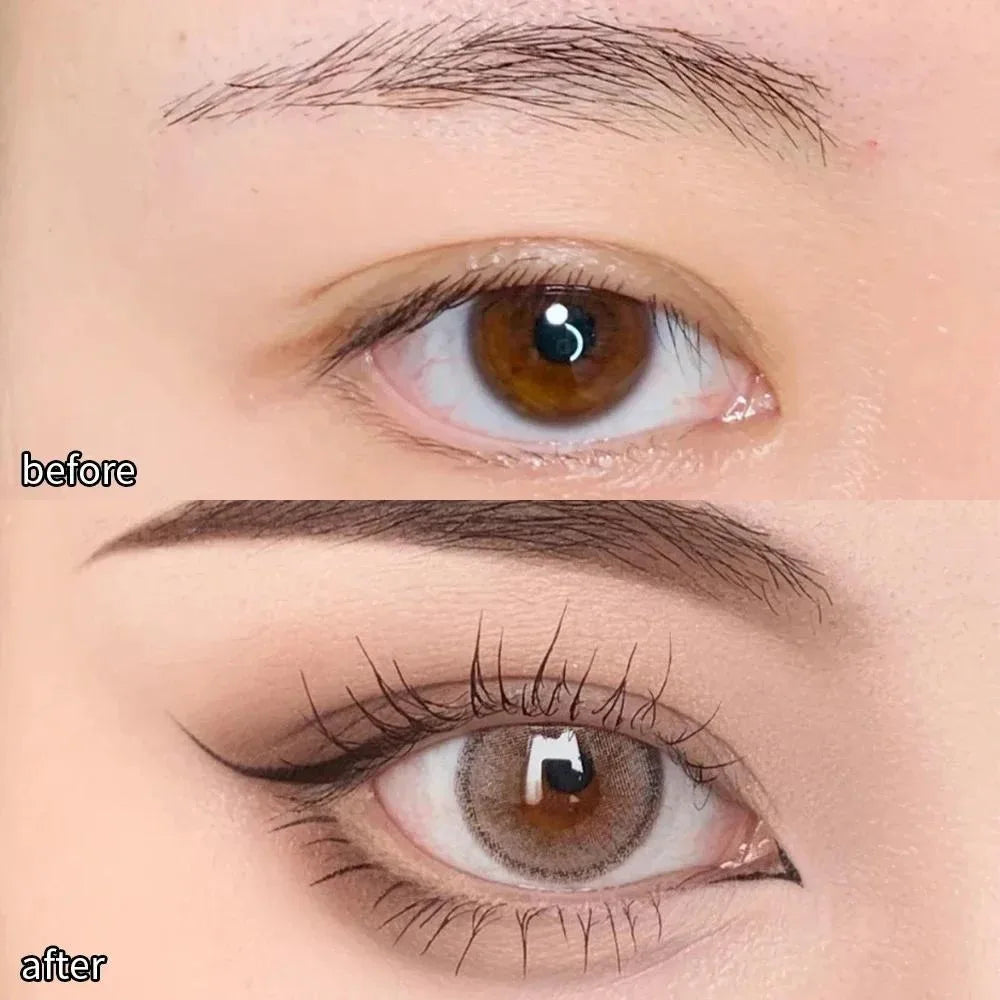Delineador Líquido Waterproof Secado Rápido Ultra-Fino Mate Negro Café - Larga Duración Maquillaje Ojos Mujer