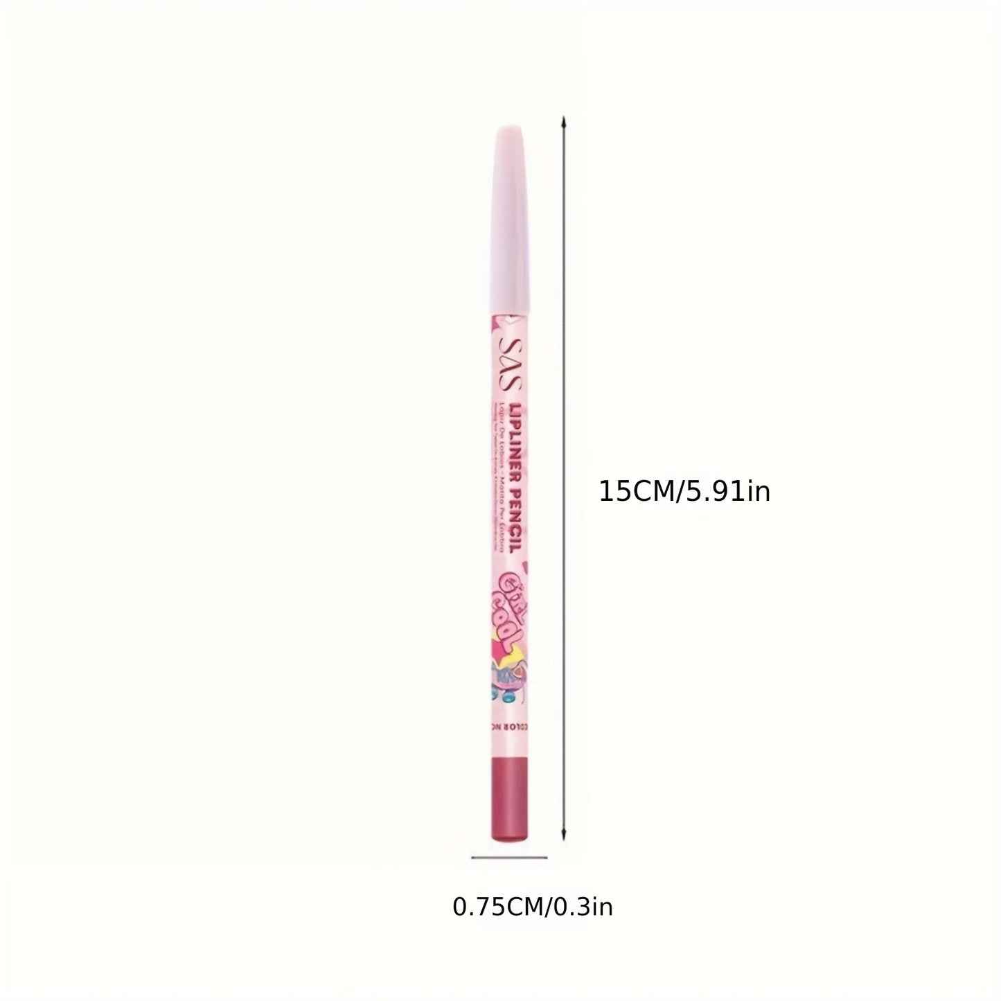 Delineador Labial Mate Waterproof Hidratante Larga Duración – Apto Todo Tipo de Piel