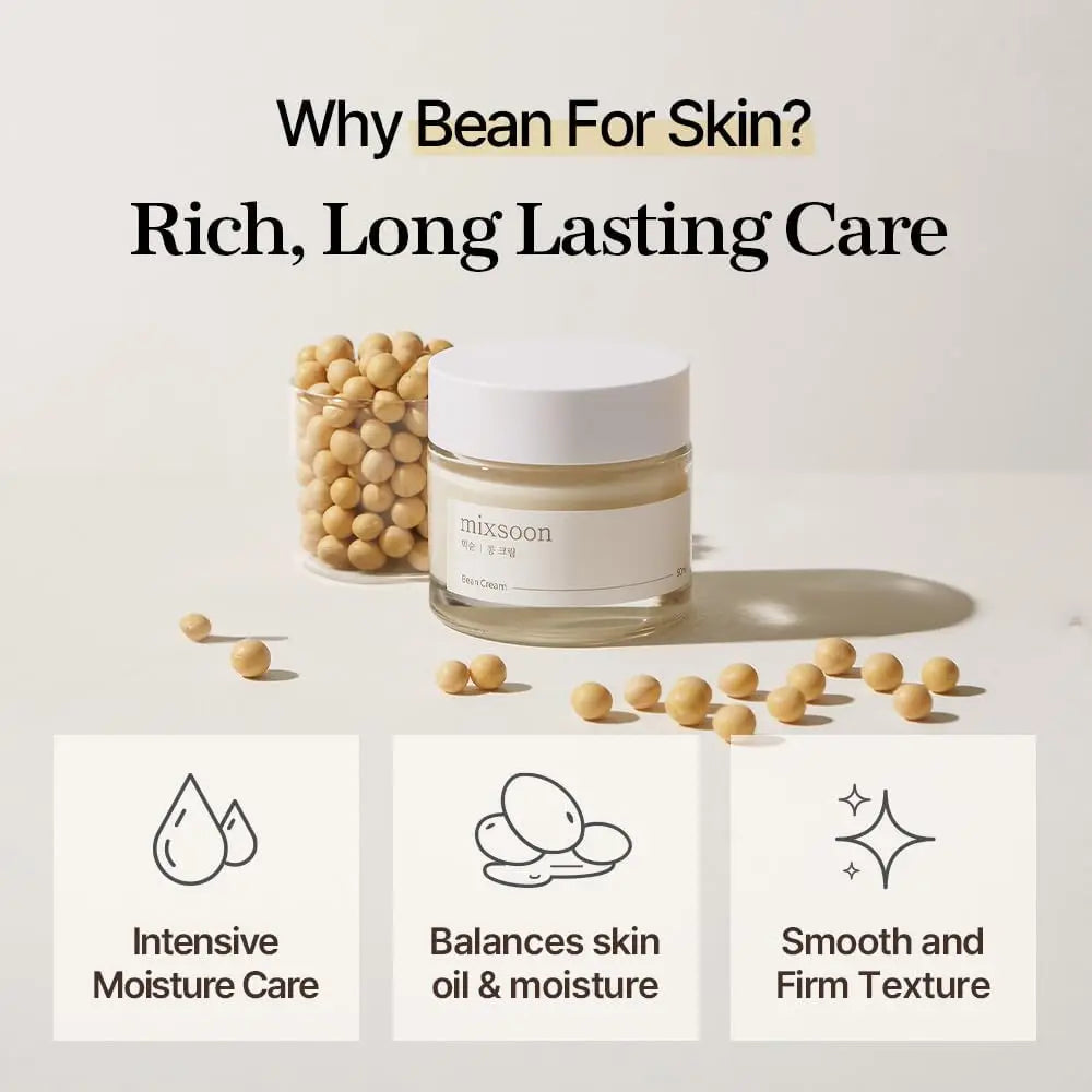 Dúo Mixsoon Bean Glass Skin – Esencia 50ml + Crema 50ml Skincare Coreano