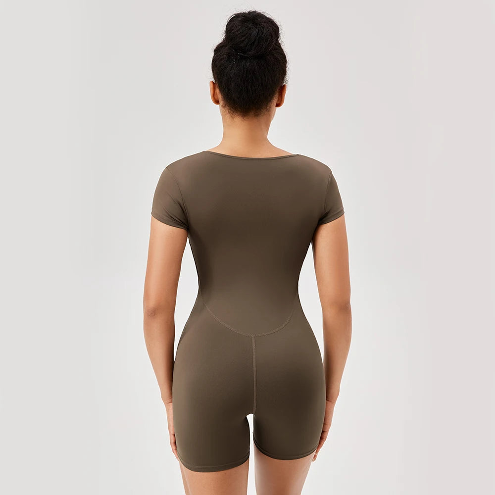 Jumpsuit Deportivo de Yoga para Mujer – Push Up, Secado Rápido