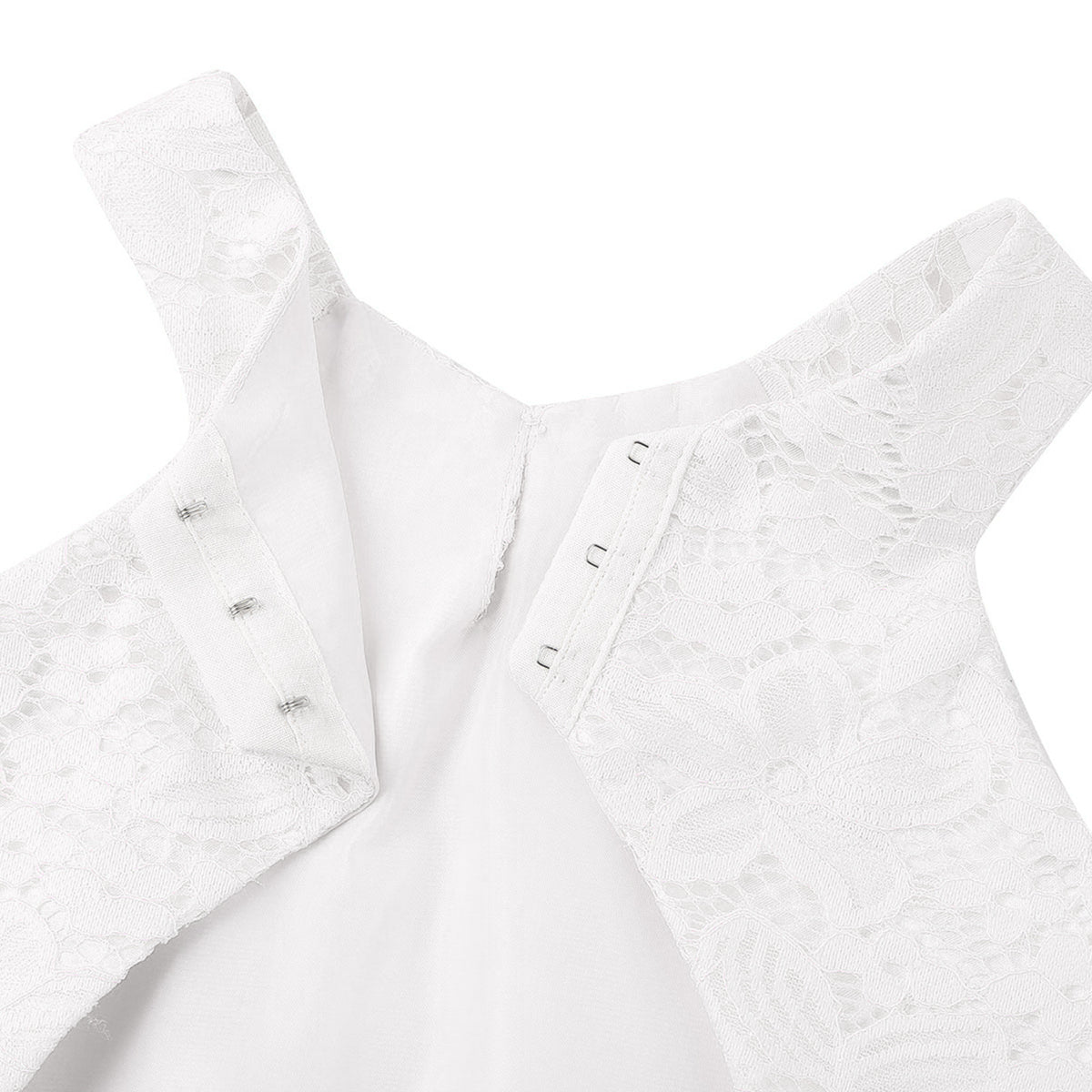 Vestido Largo de Fiesta para Niña con Encaje – Varios Colores