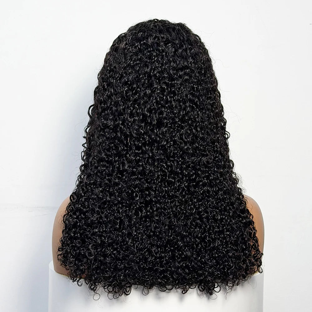 Peluca Frontal de Encaje 13x4 Jerry Curl Ombré – 300% Densidad Cabello Humano 22 Pulgadas