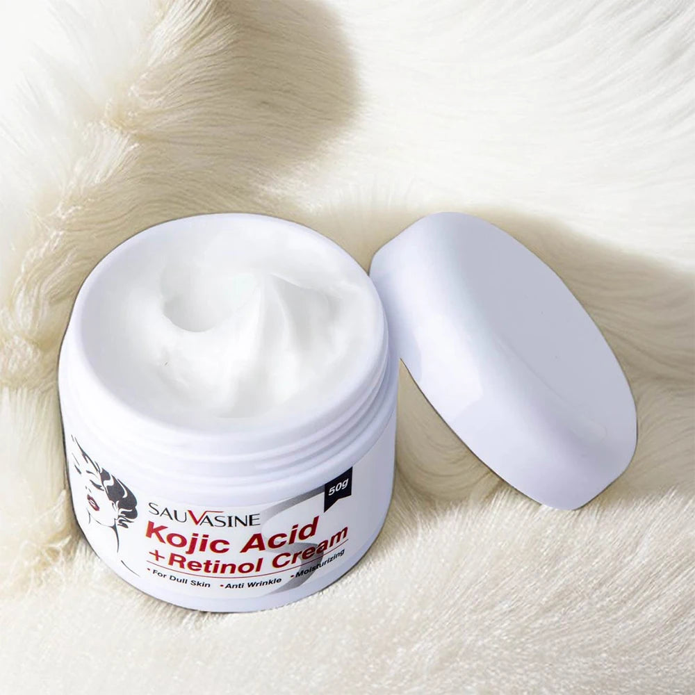 Set Ácido Kójico Ms.Dear – Crema Antiedad 50g + Sérum Facial + Jabón Artesanal Blanqueador