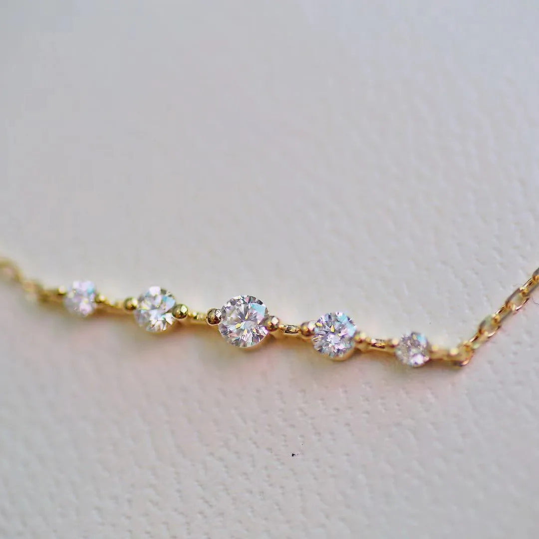 Pulsera Elegante Zircón Brillante Plata 925 para Mujer