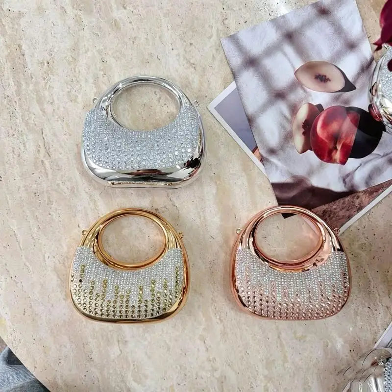 Minibolso de Fiesta con Pedrería, Varios Modelos