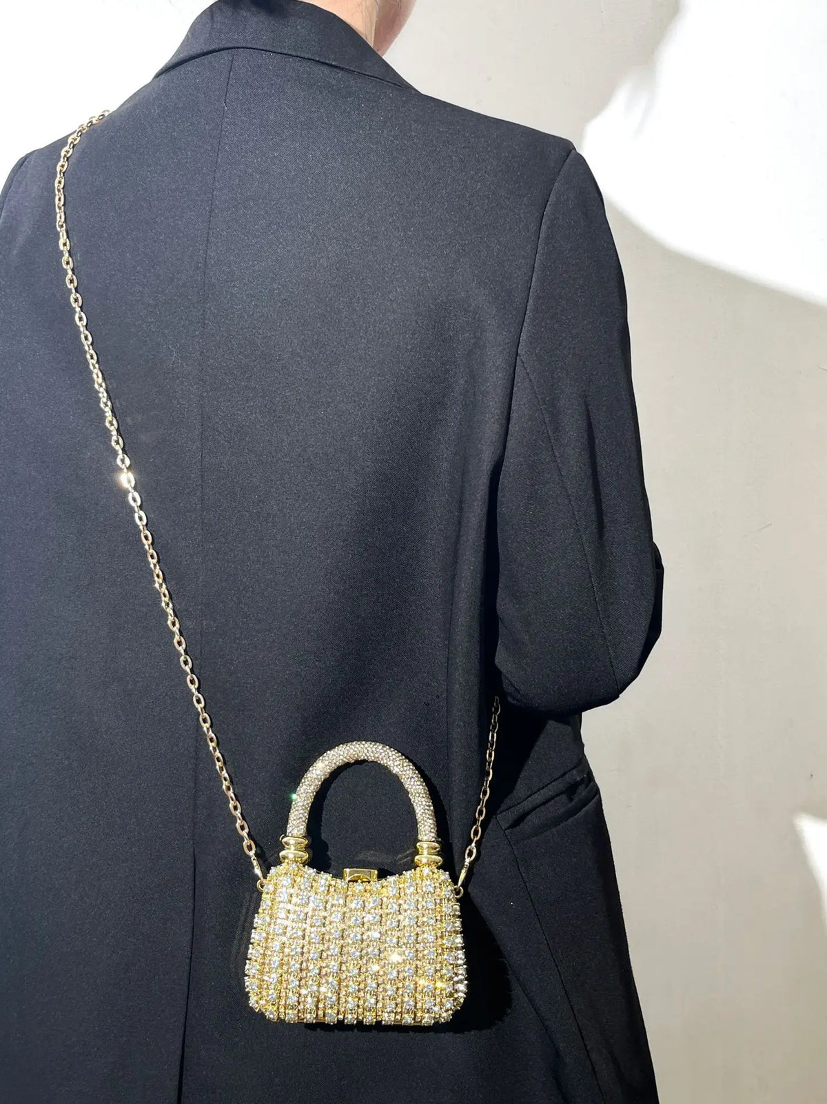 Bolso Rígido de Fiesta con Pedrería para Mujer, Varios Colores