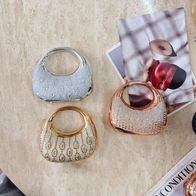 Minibolso de Fiesta con Pedrería, Varios Modelos