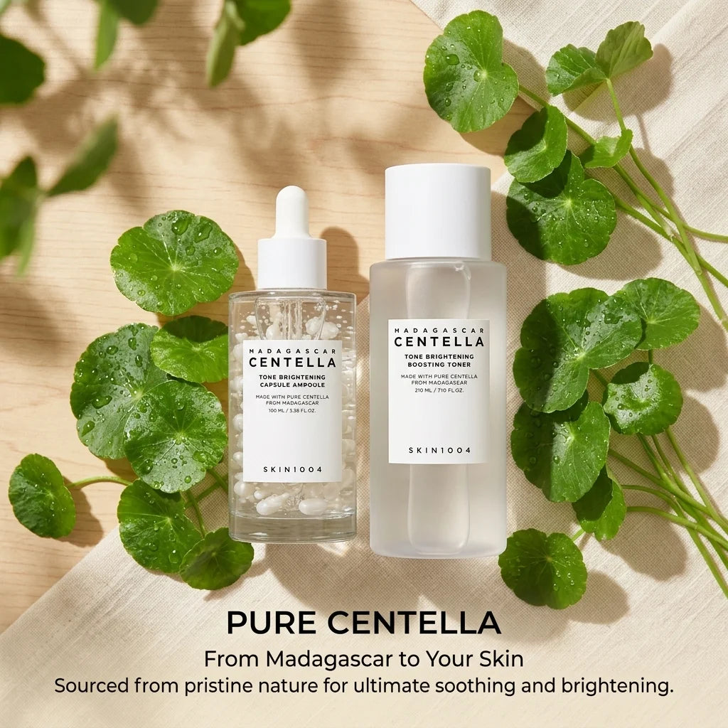 SKIN1004 Ampoule Cápsula Centella – Niacinamida, Esencia y Tónico Coreano