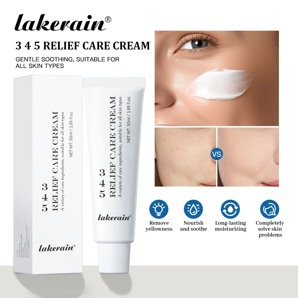 Crema Calmante Coreana 345 - Hidrata, Nutre y Suaviza la Piel