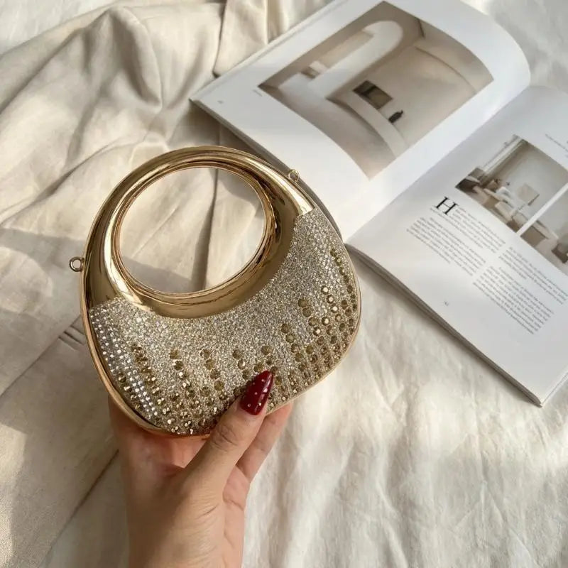 Minibolso de Fiesta con Pedrería, Varios Modelos