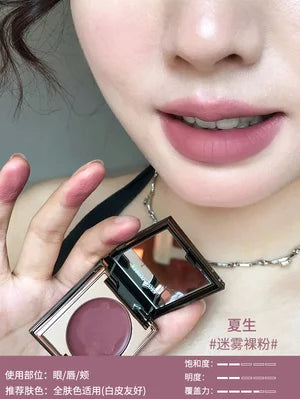 Rubor Crema Multiusos Labial y Mejillas – Arcilla Pigmentada Larga Duración