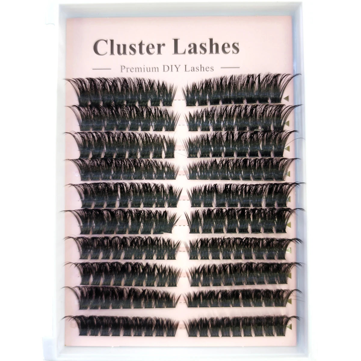 60row DIY Lash Extension Kit Clusters Individual Eyelashes Kit Mix Styles 10-18mm with Bond and Seal Eye Makeup Tool