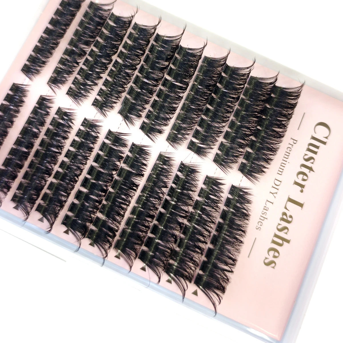60row DIY Lash Extension Kit Clusters Individual Eyelashes Kit Mix Styles 10-18mm with Bond and Seal Eye Makeup Tool
