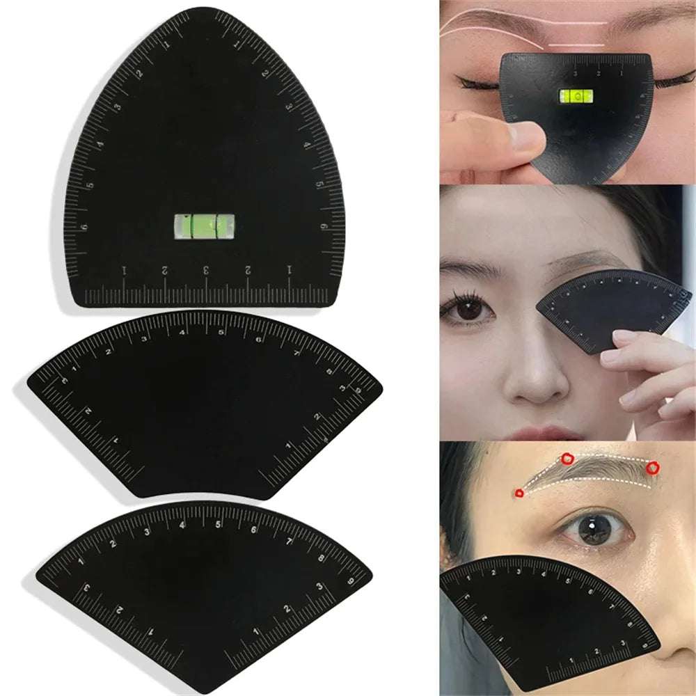 Regla Guía para Diseño de Cejas 6 Formas - Herramienta Microblading Tattoo Precisión Perfecta