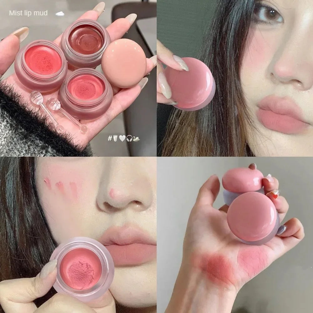 Labial Multifuncional Mate Waterproof – Tinte Rubor Arcilla Larga Duración Sin Manchas