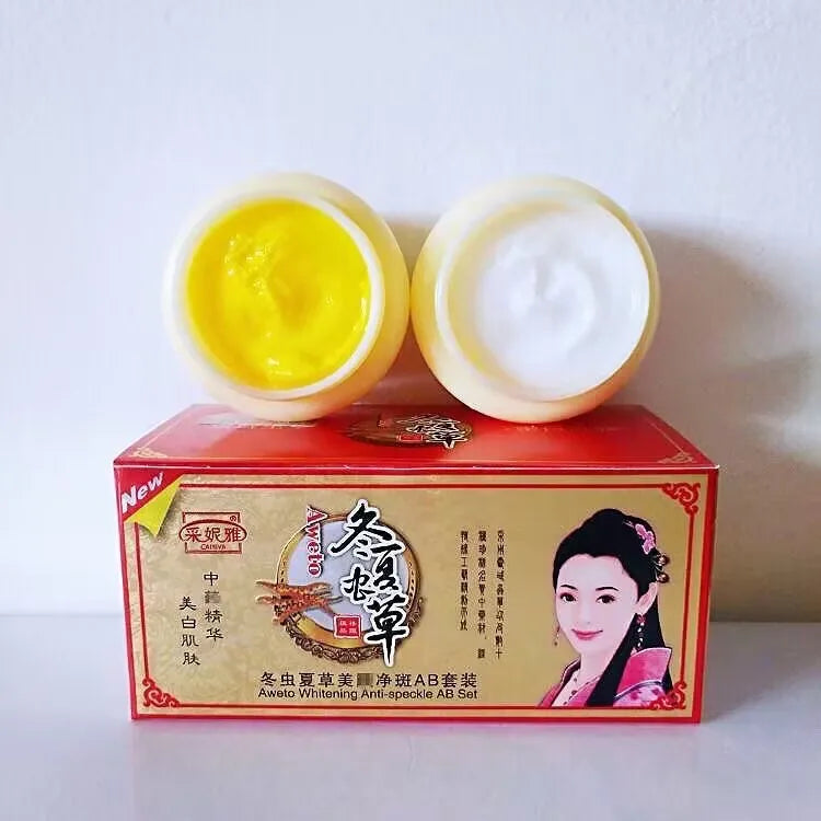Set Crema Blanqueadora Facial - Elimina Manchas Oscuras | Skincare Coreano