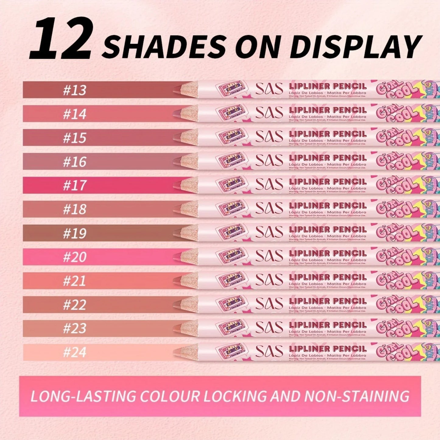 Delineador Labial Mate Waterproof Hidratante Larga Duración – Apto Todo Tipo de Piel