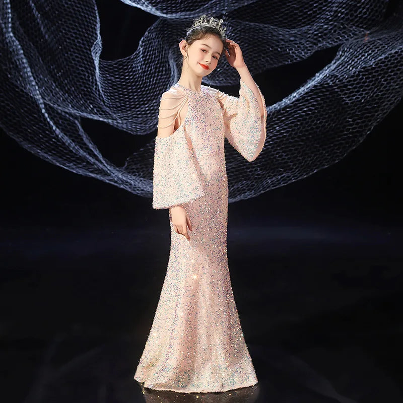 Vestido de Gala para Niña con Lentejuelas – Varios Estilos