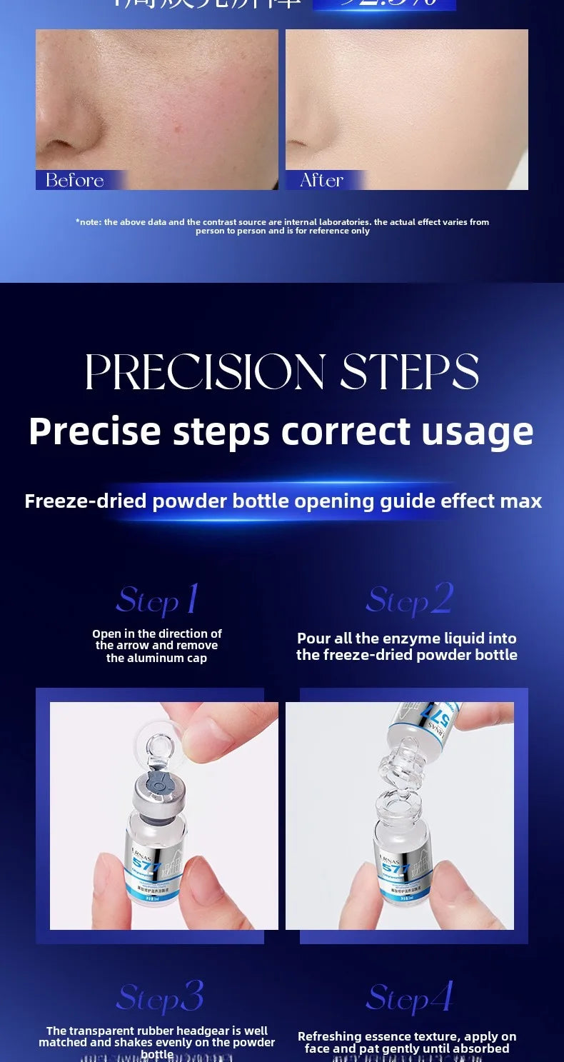 VC Oligopeptide Retinol Lyophilized Powder Face Serum Anti Aging Brightening Moisturizing Essence for All Skin Skincare