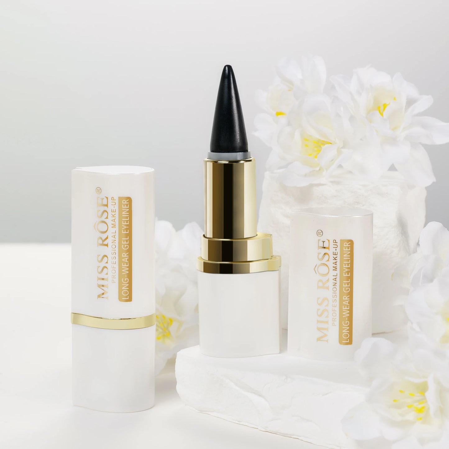 Delineador de Ojos Textura Cremosa Fácil Coloración Resistente al Sudor Alta Pigmentación - Maquillaje Diario Mujer