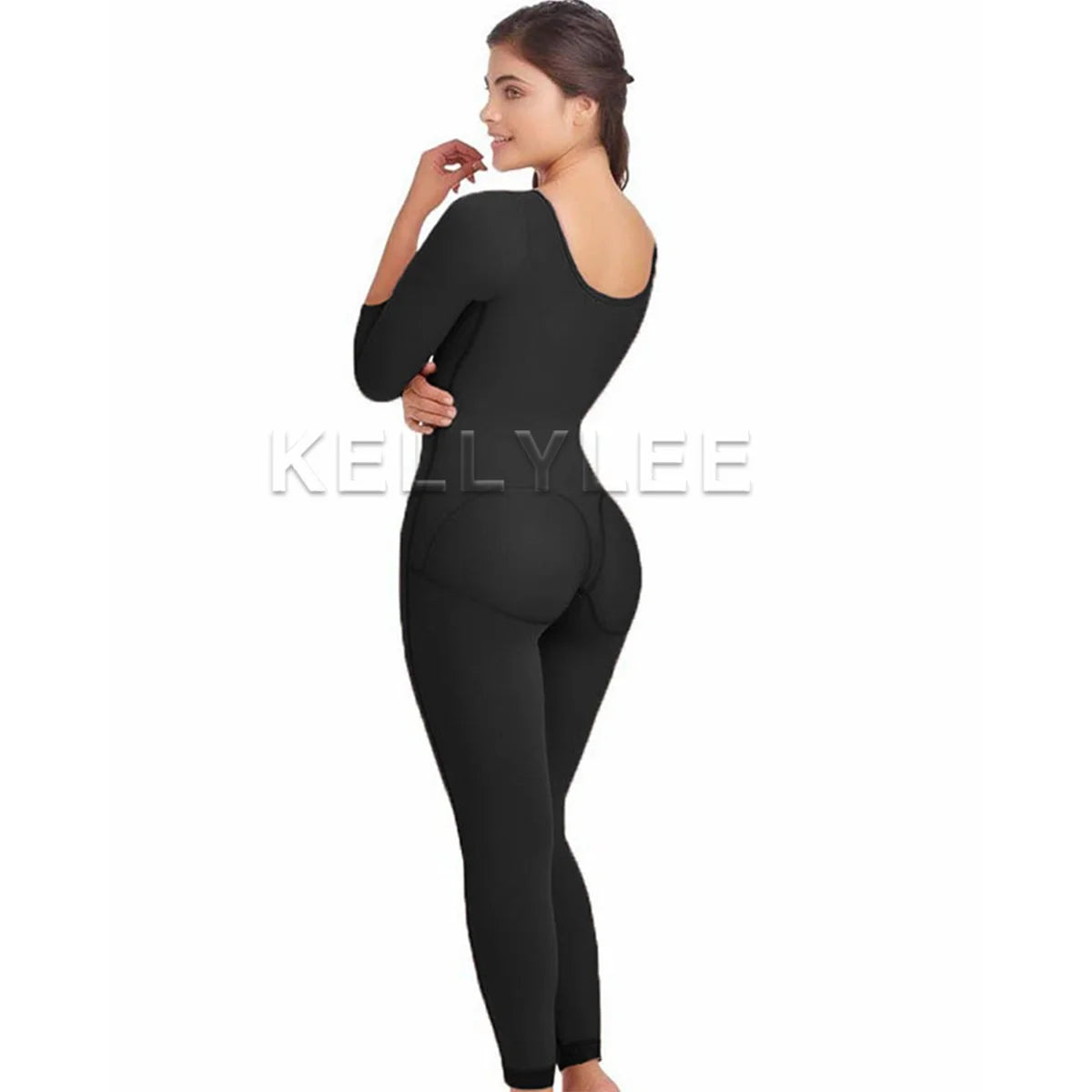Shaped Up Seamless Fajas Colombianas Long-Sleeve Modeling Waist Shaper and Levanta Glúteos High Quality Slimming Underwear Fajas