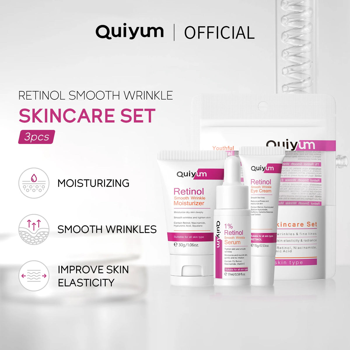 Set de cuidado facial QUIYUM