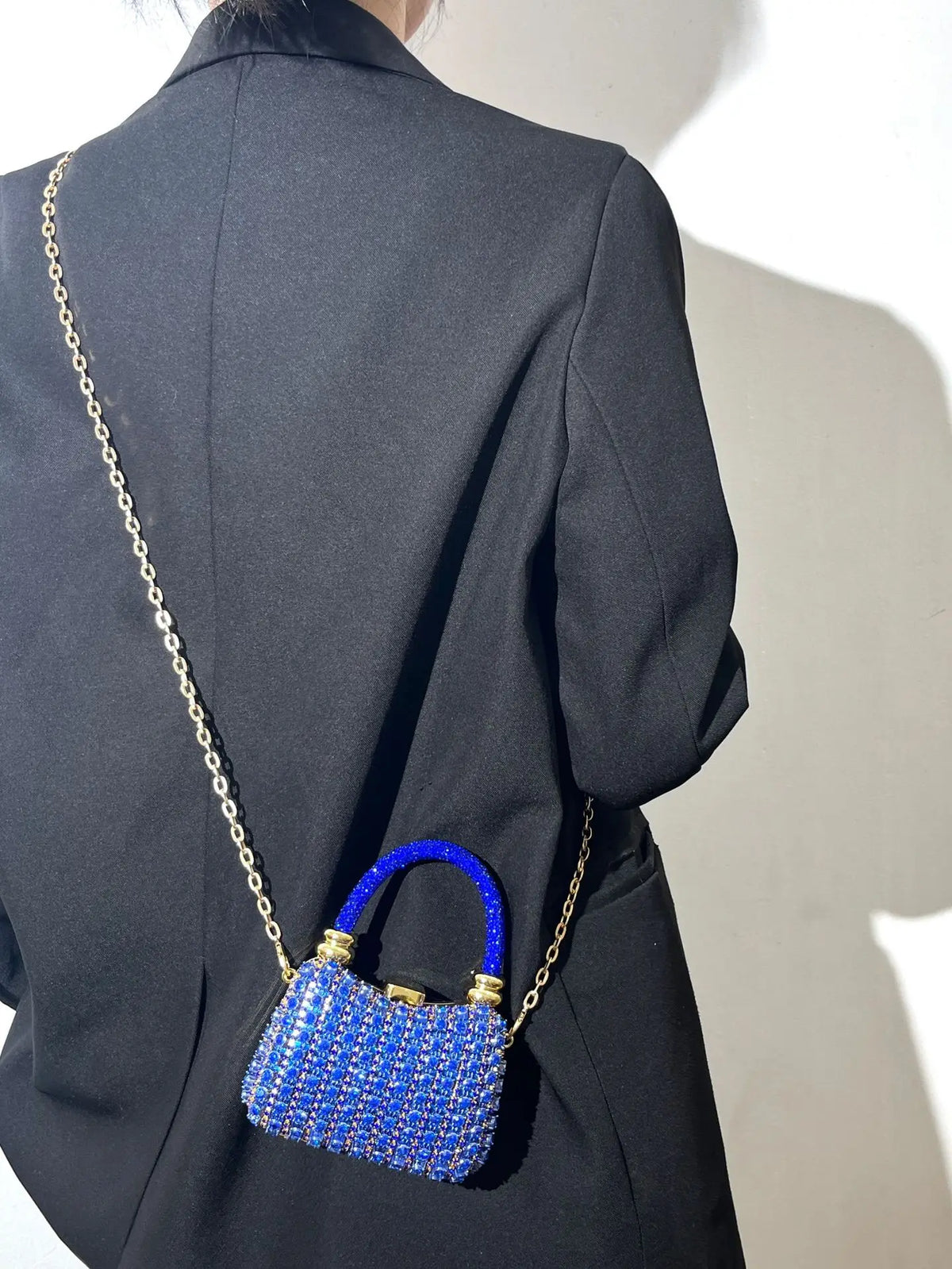 Bolso Rígido de Fiesta con Pedrería para Mujer, Varios Colores