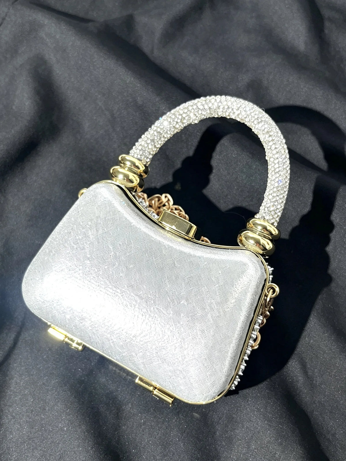 Bolso Rígido de Fiesta con Pedrería para Mujer, Varios Colores