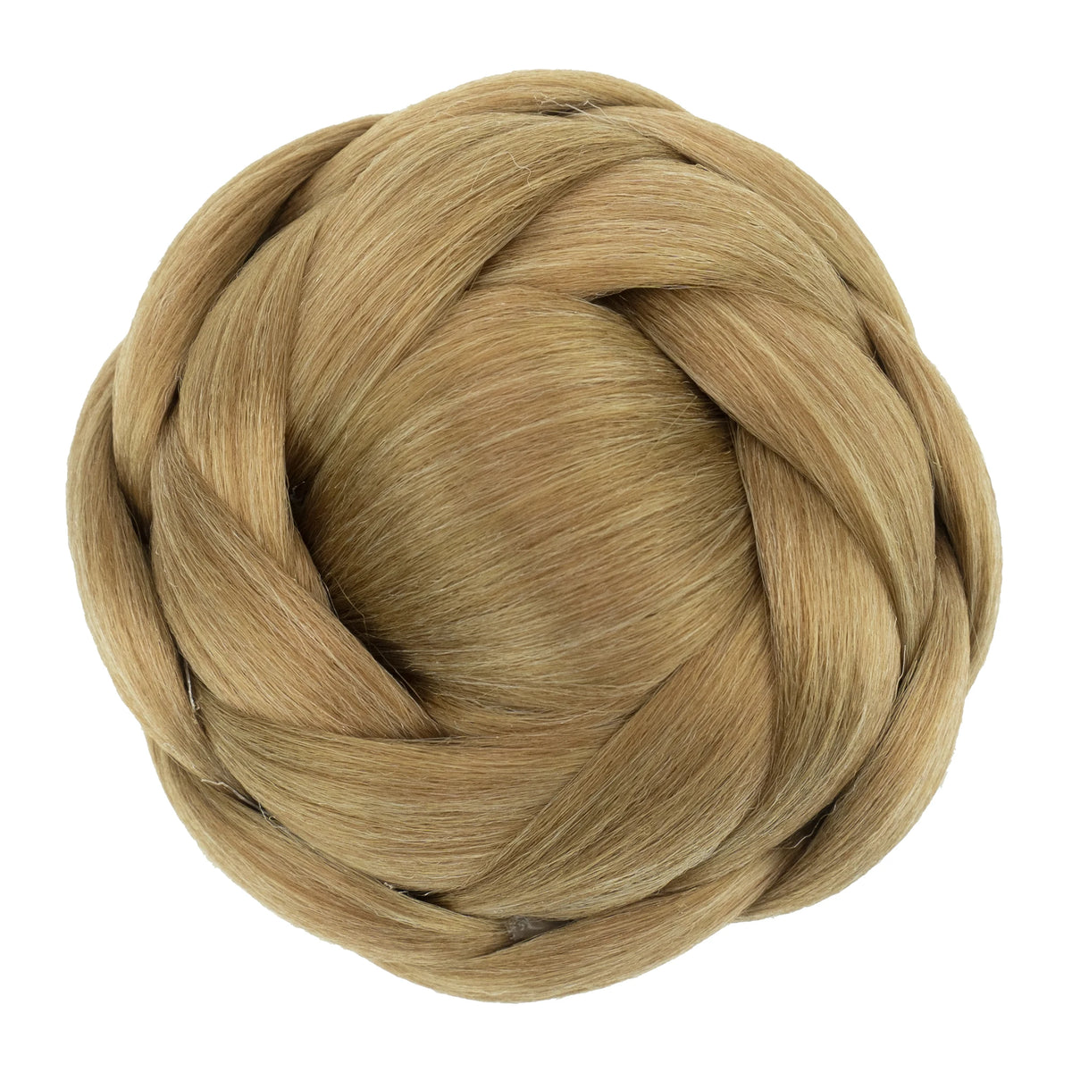 Moño Chignon Sintético Trenzado Soowee – Extensión de Cabello con Clip | Gris y Colores para Mujer