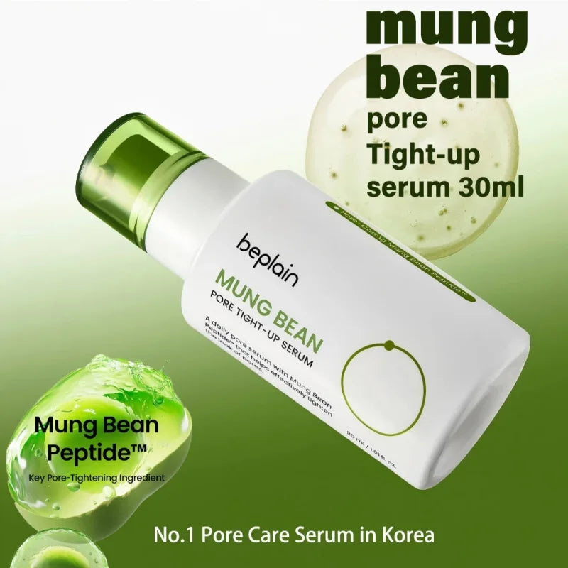 Sérum Coreano Frijol Mungo con Péptidos y Niacinamida – Poros y Firmeza 30ml