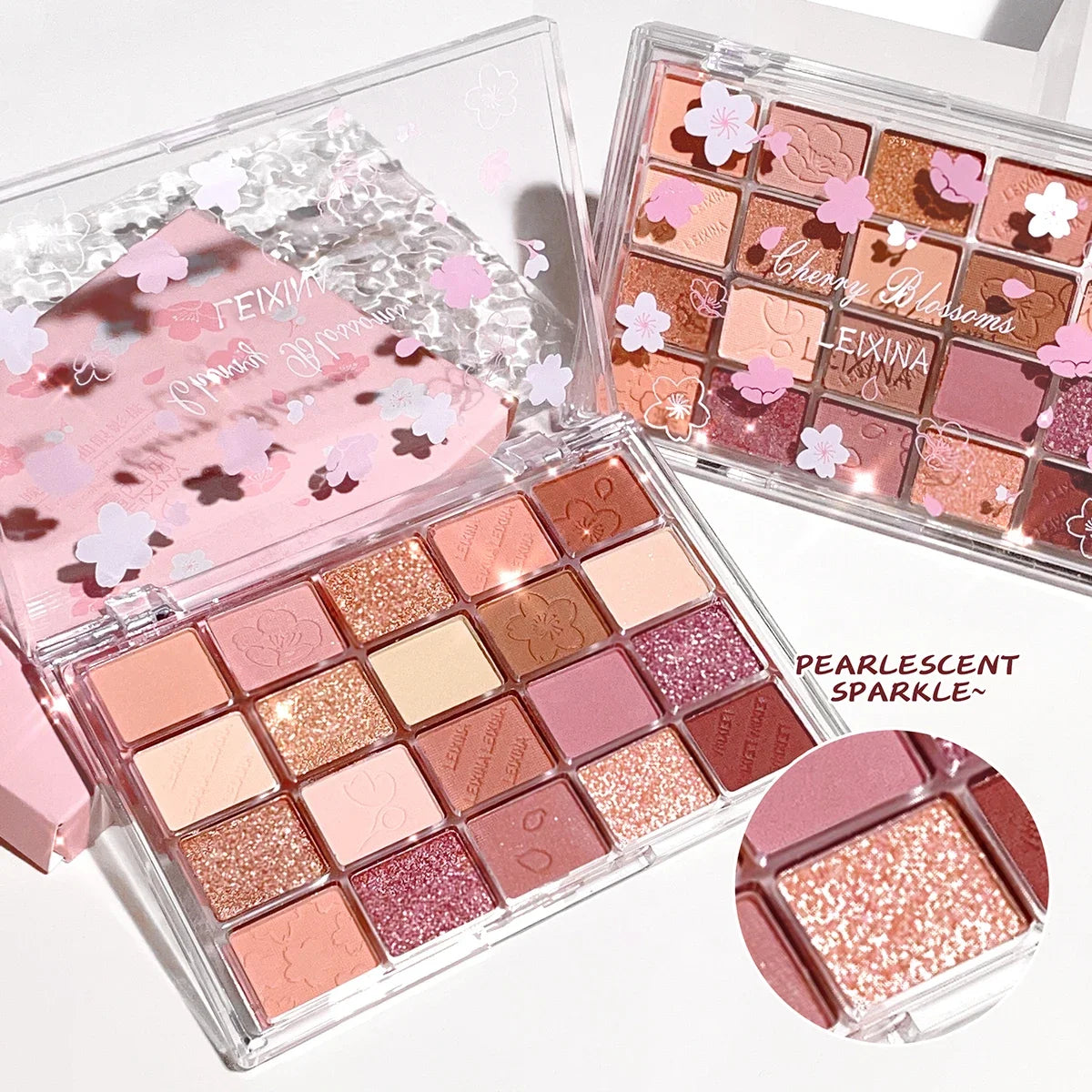 Paleta 20 Colores Sombras Shimmer y Mate – Alta Pigmentación Larga Duración