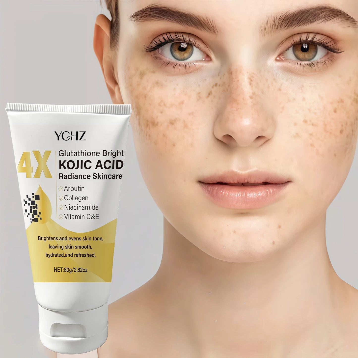 Crema Ácido Kójico 80g – Unifica Tono, Elimina Manchas y Humecta Día y Noche