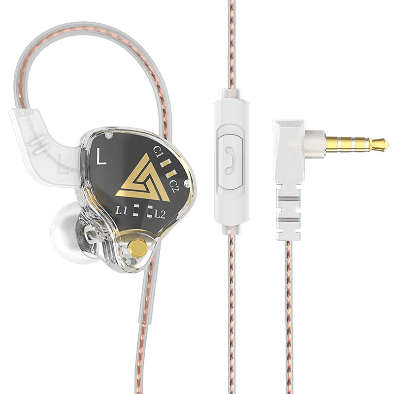 Audífonos con Cable QKZ AK6 | Sonido de Alta Fidelidad In-Ear