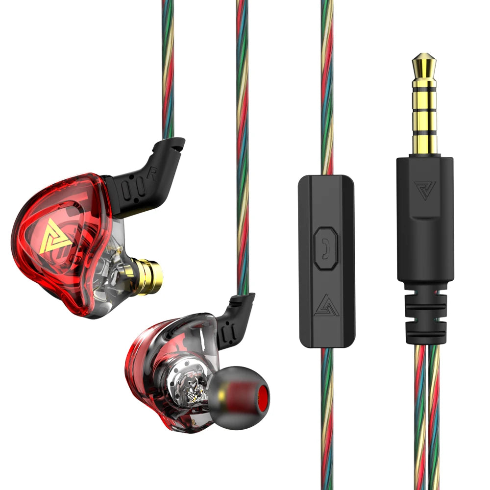 Audífonos con Cable QKZ AK6 | Sonido de Alta Fidelidad In-Ear